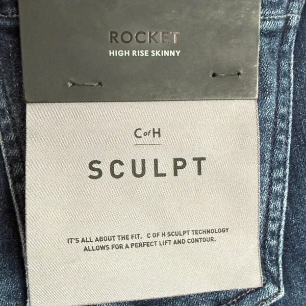 NWT‎ Citizens of Humanity Rocket High Rise Skinny Dark Wash Skinny Jeans Size 24 - Image 6