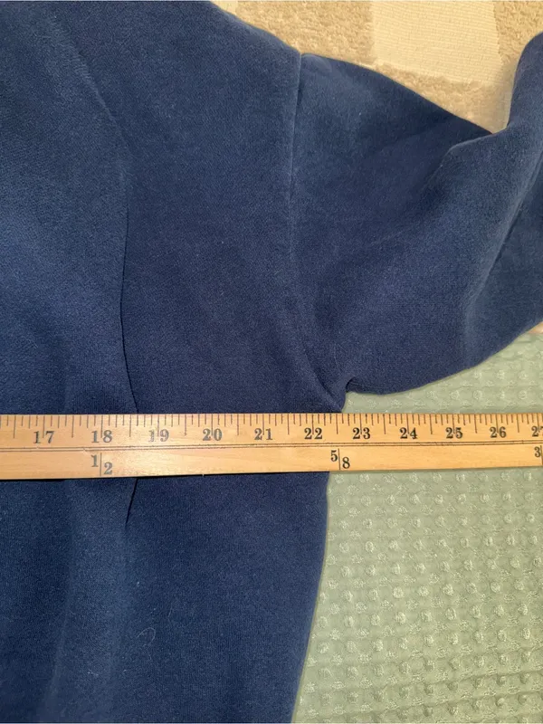 Edikted Navy Blue Crewneck‎ Sweatshirt size s - Image 4