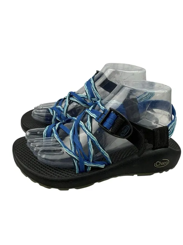 *Chaco Sandal Womens Size 8 Blue Strappy Outdoor Waterproof Hiking Camping Trail - Image 6