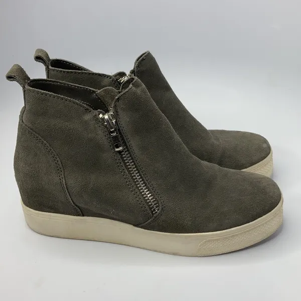 Steve Madden gray wedgie sneakers size‎ 10 - Image 2
