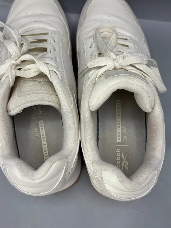 Reebok Classic Harman Sneakers Womens 8 Cream Leather Athletic FFC0119598 - Image 5