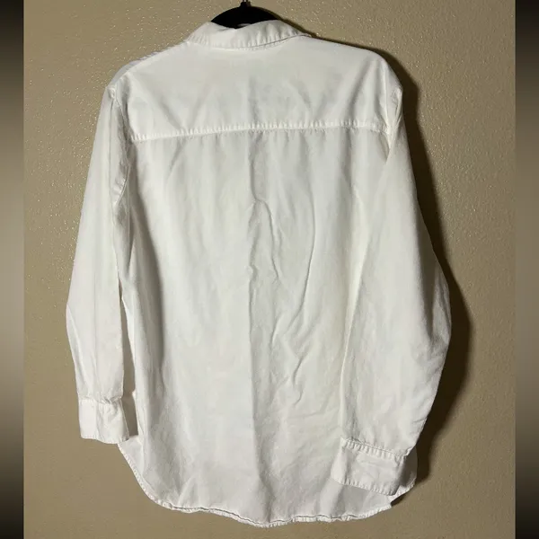 Madewell womens button‎  White Shirt size medium - Image 6