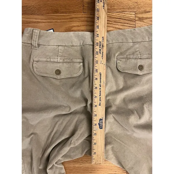 Dockers favorite fit midrise boot cut corduroy cargo 16 Tan NWT‎ Vtg Deadstock - Image 7