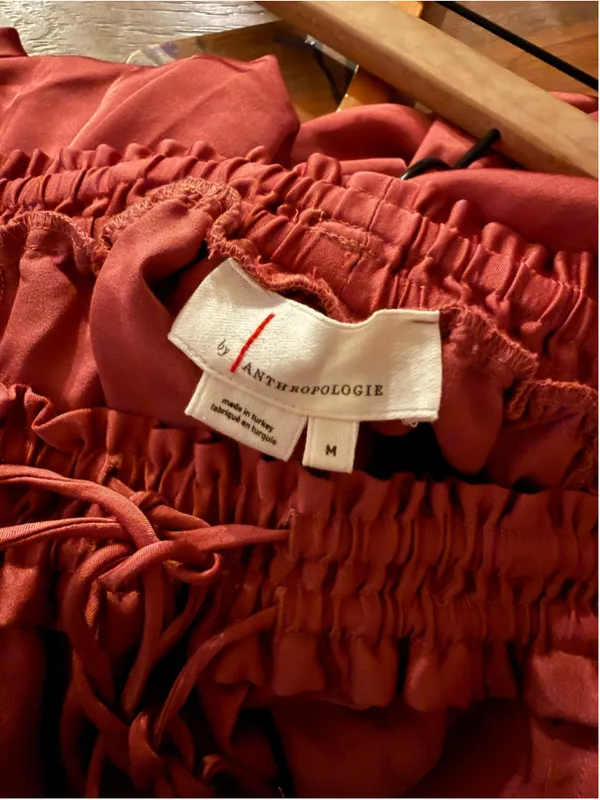 Women's Anthropologie Midi Skirt Size M Red - Image 5