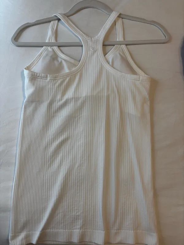 Lululemon Ebb Street Tank white  - Image 3