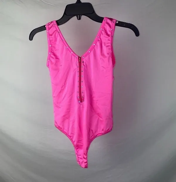 Lingerie Bodysuit Pink - Image 5
