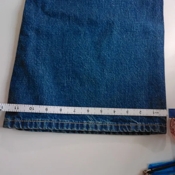 We The Free Free People‎ Humble Flare Jeans Blue Denim High Rise 70s 28 NEW - Image 11