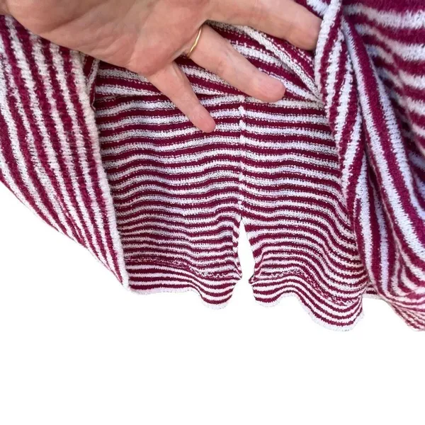 Loft size M striped oversized cotton nylon sweater - Image 4