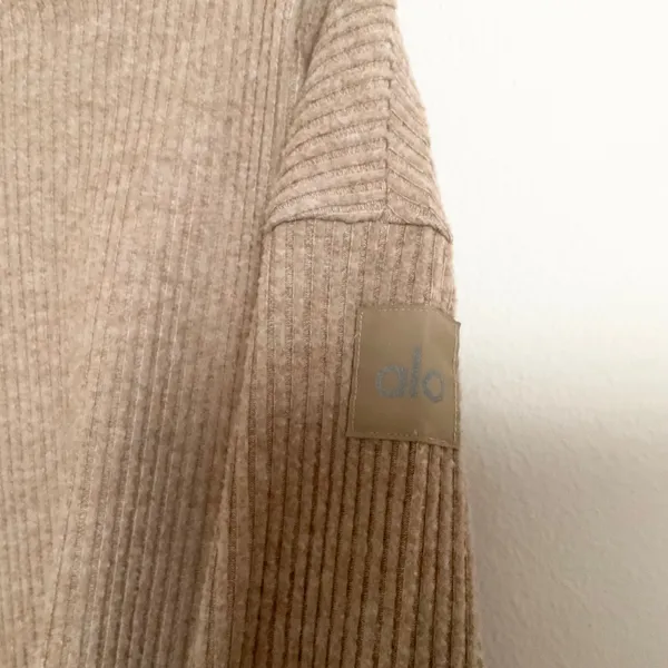 Alo Yoga Muse Crew Neck Pullover Gravel Heather XS - Image 3