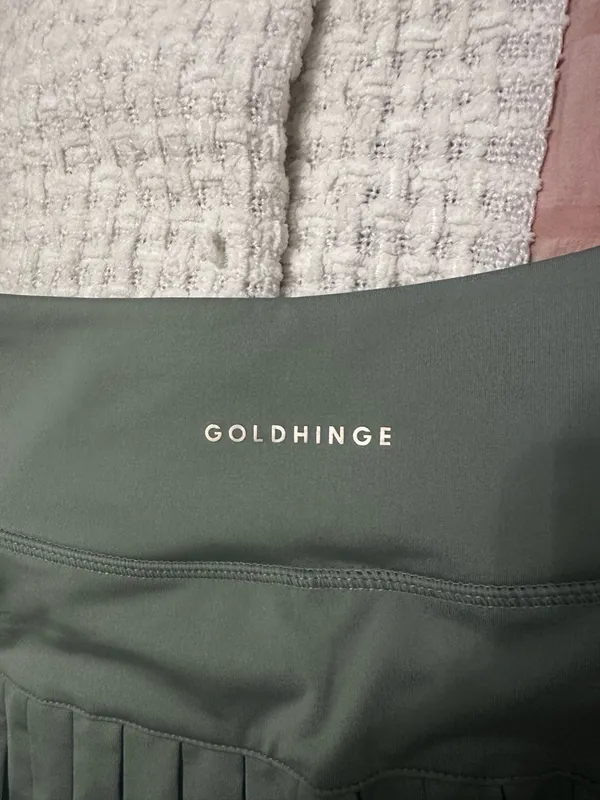 Gold Hinge Skirt green - Image 3