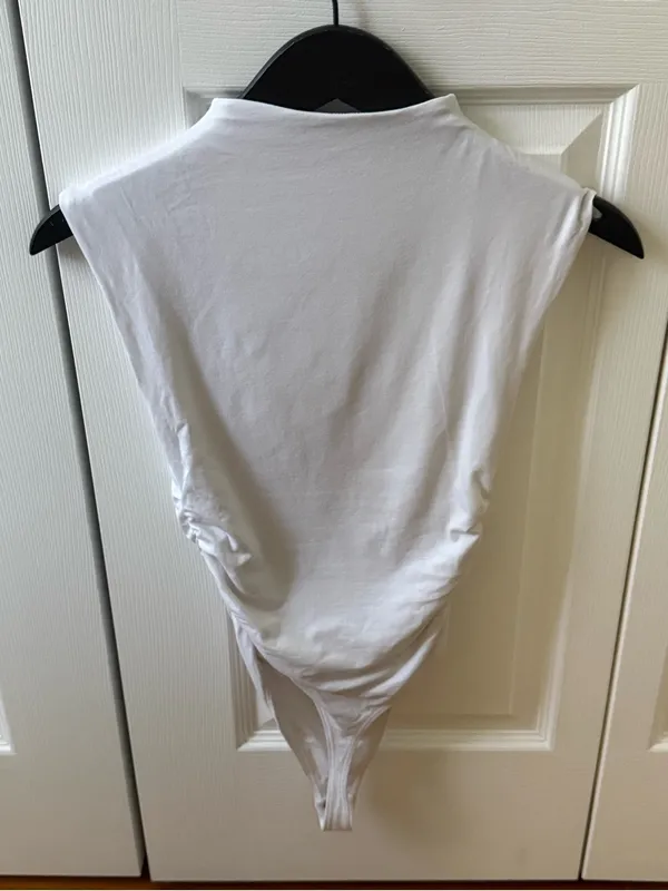 Abercrombie & Fitch The Paloma Bodysuit in White - Image 3