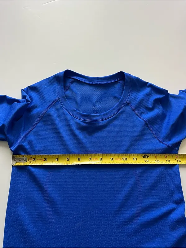 lululemon athletica Swiftly Tech Long Sleeve 2.0 Cerulean Blue-Size 6 - Image 4