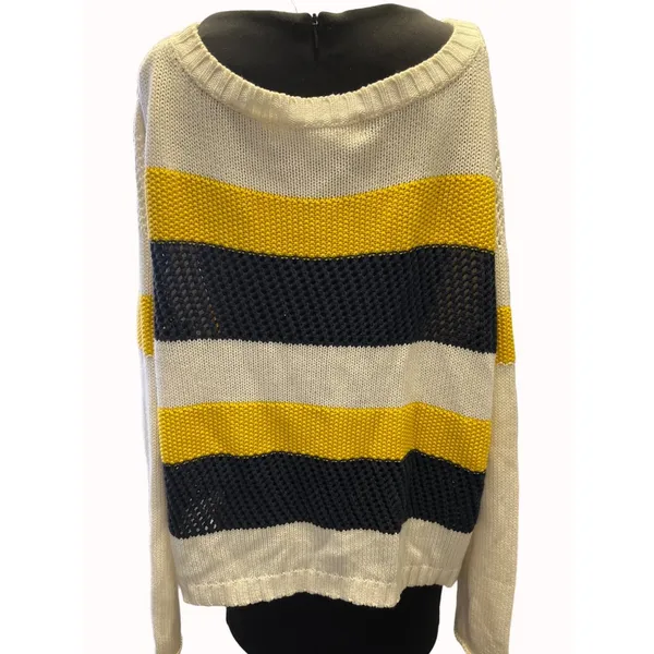 Vintage Havana Women's Beige Knitted Sweater/Pullover Size M SKU 5808 - Image 2