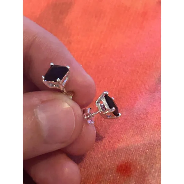 B260 earrings 925 sterling silver stud - Image 6