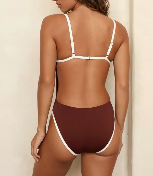 DIPPIN' DAISY'S Soul Scoop Neck High Waist One Piece Swimsuit Size Small - Image 2