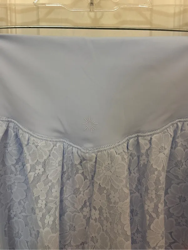 OFFLINE by Aerie Real Me Lace Flowy Shorts in Light Blue - Image 7