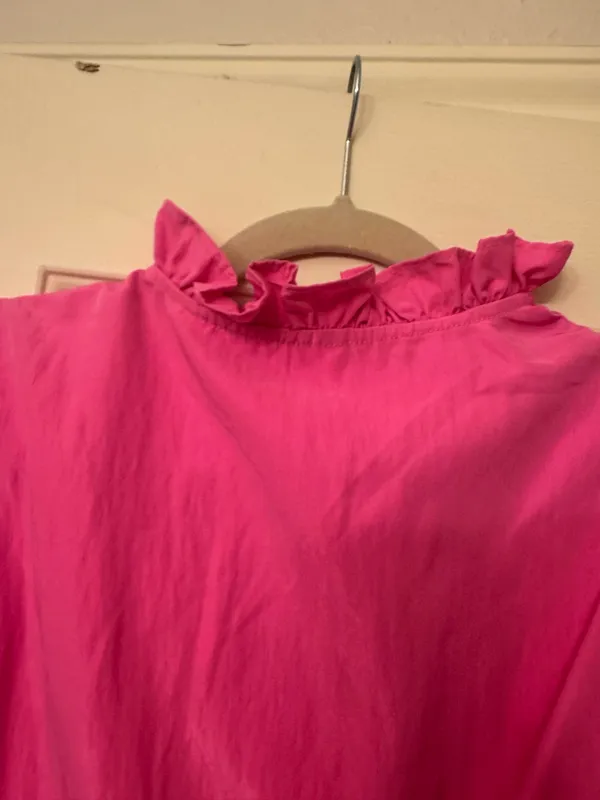 Glam Pink Cinch Waist Dress - Image 8