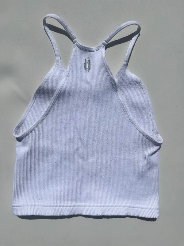 free people white happiness runs tank xs/s - Image 2