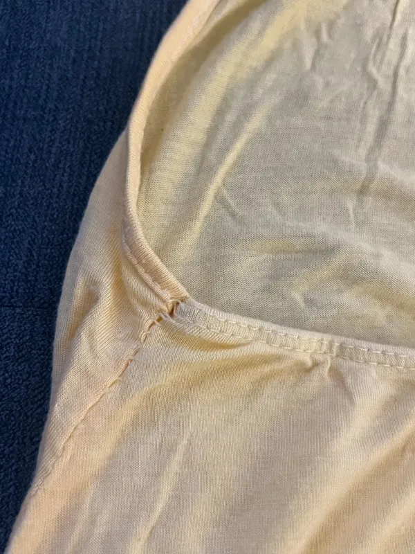 Y2K mock neck halter yellow top Size XS - Image 11