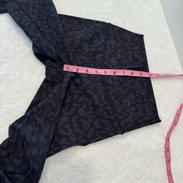 Lululemon Align High-Rise Crop Intertwined Camo Deep Coal Multi size 4 - Image 10