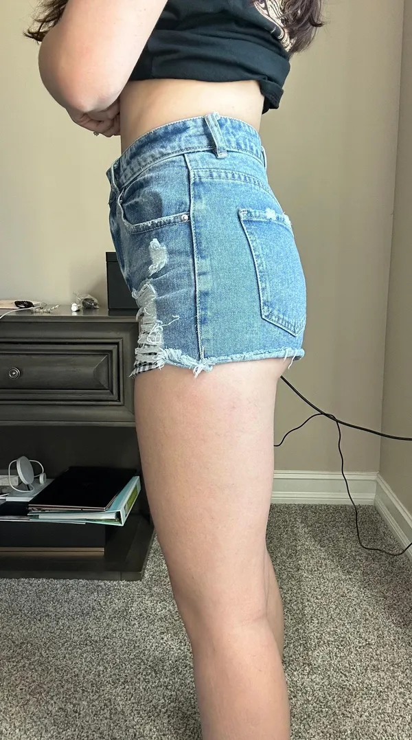 Jean Shorts Blue Size 0 - Image 2