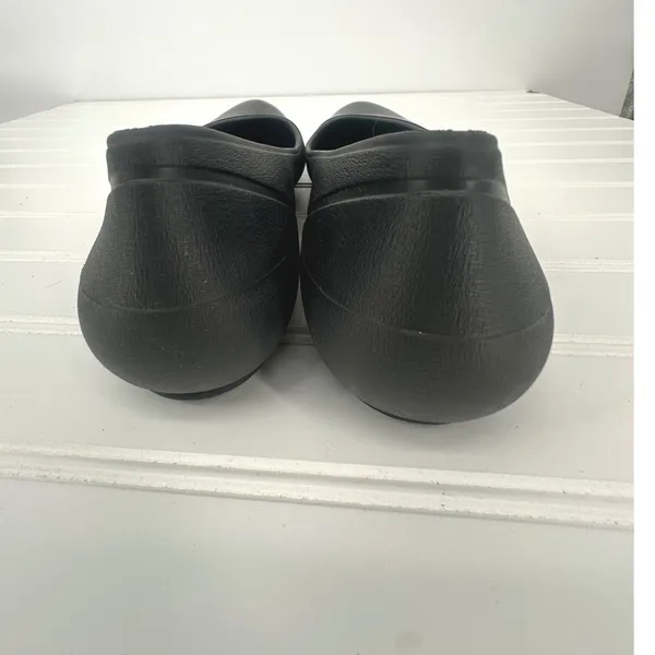 Crocs Size 10 Black‎ Gianna Alice Cap Toe Ballet Slip On Comfort Shoes Flats - Image 5