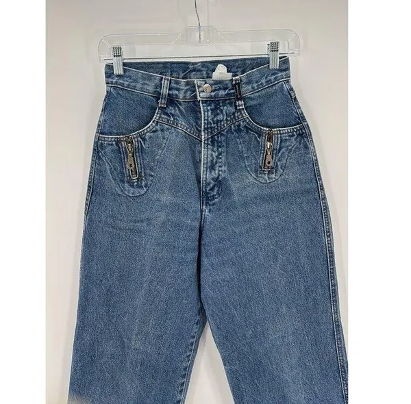 Vintage 90s Rockies Jeans size 28 High Rise Mom Jeans Rockies Western - Image 3