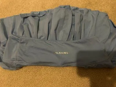 Gold Hinge Skirt Blue - Image 2