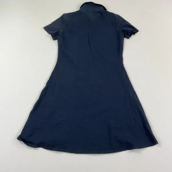 Theory Dress Womens Small Blue Easy Polo Cotton Collared Short Sleeve Jersey - Image 7