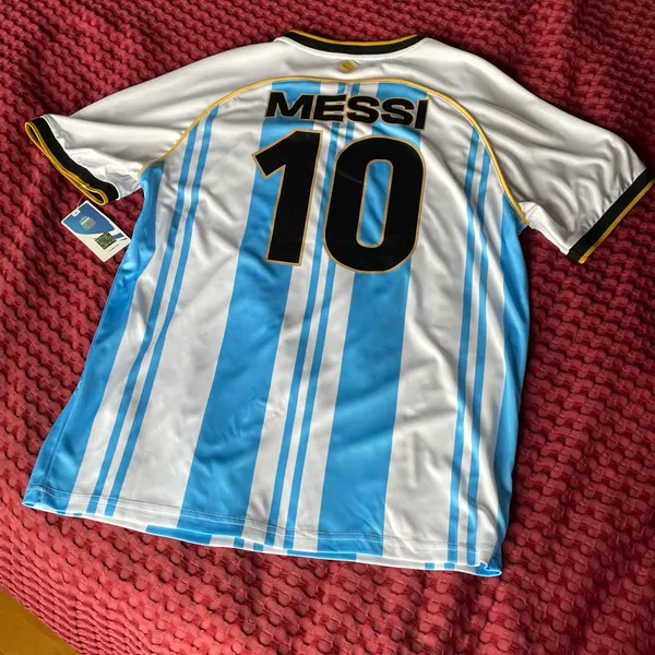 Official Argentina Messi #10 Jersey NWT Size L - Image 4