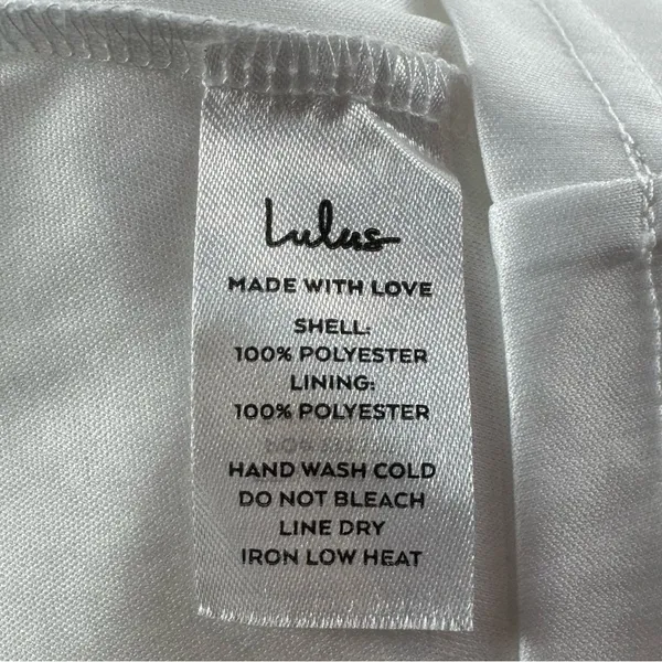 Lulus Letter of Love Backless‎ Skater Dress in White Size Medium - Image 6