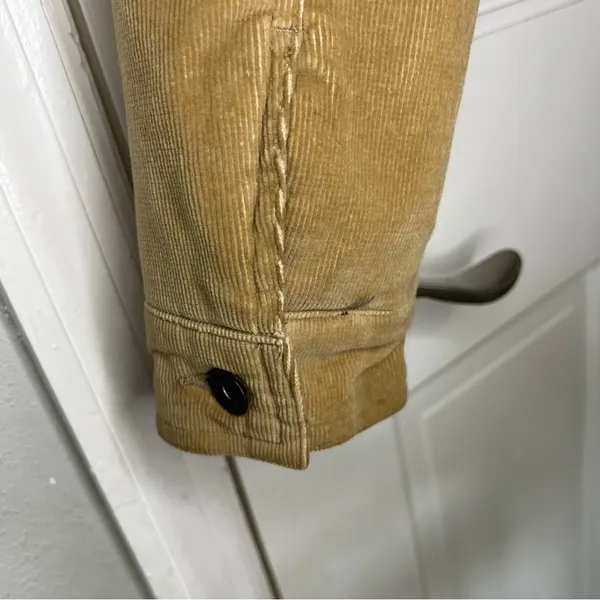 Baby Phat Y2k corduroy button up jacket tan size medium - Image 8
