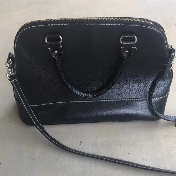 Kate Spade Black Dome Crossbody Hand Bag Purse - Image 4