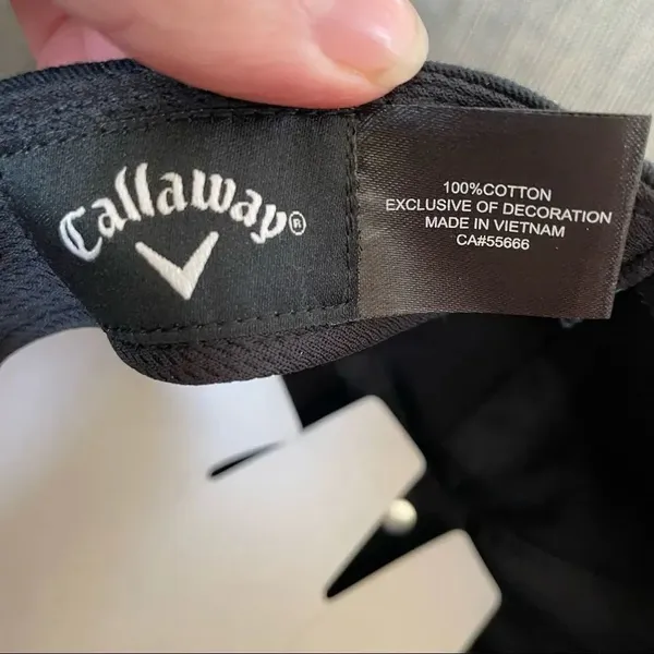 NWT Callaway Heritage Twill Hat Black Autographed by Paula Reto - Image 6