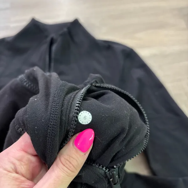 Lululemon Luon Define Jacket Women Size 6 Black - Image 3