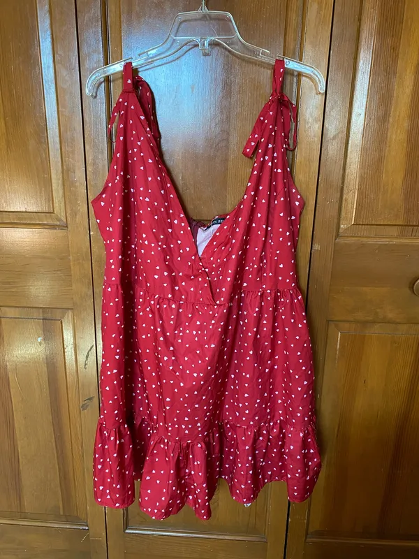 Bloom Chic Red Polka Dot Dress  - Image 2