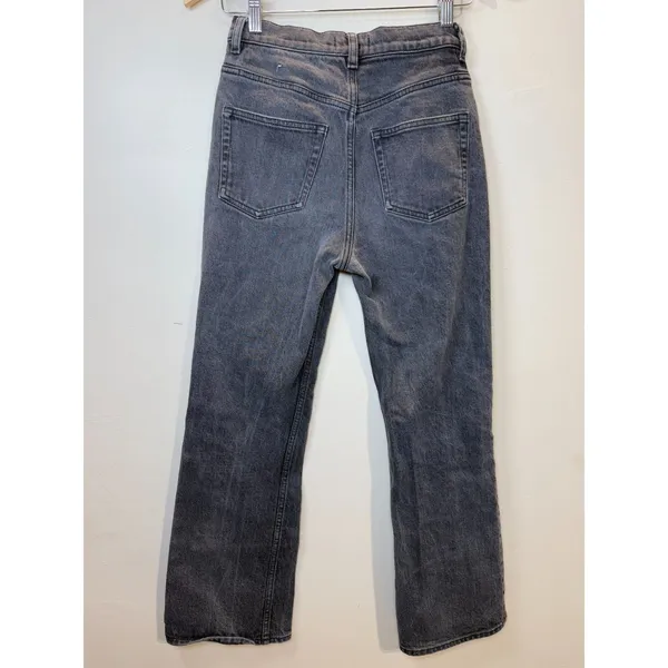 & Other Stories Jeans Women Size 25 Black High Waist Straight Leg Denim - Image 4