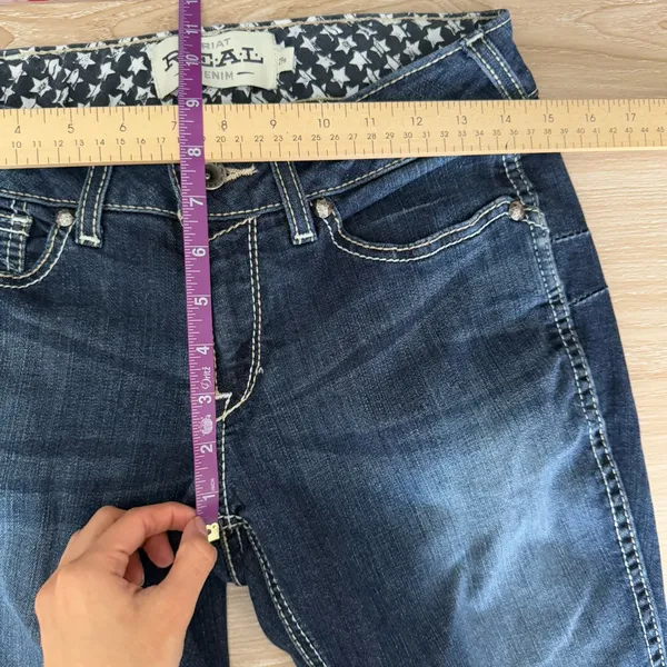 Ariat 29” REAL Mid Rise Stretch Outseam‎ Ella Skinny Jeans Celestial Rodeo Slim - Image 8