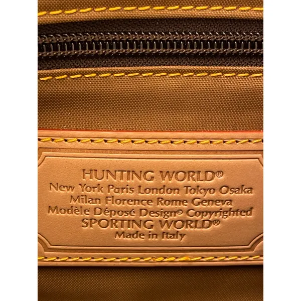 Hunting World 80s Hunter Green Barrel Bag with Tag Hologram RARE Bag - Image 7