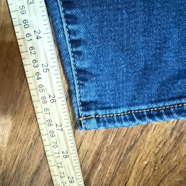 J.Crew 10" High-Rise Skinny‎ Jeans Medium Wash Blue Denim Size 31 - Image 3