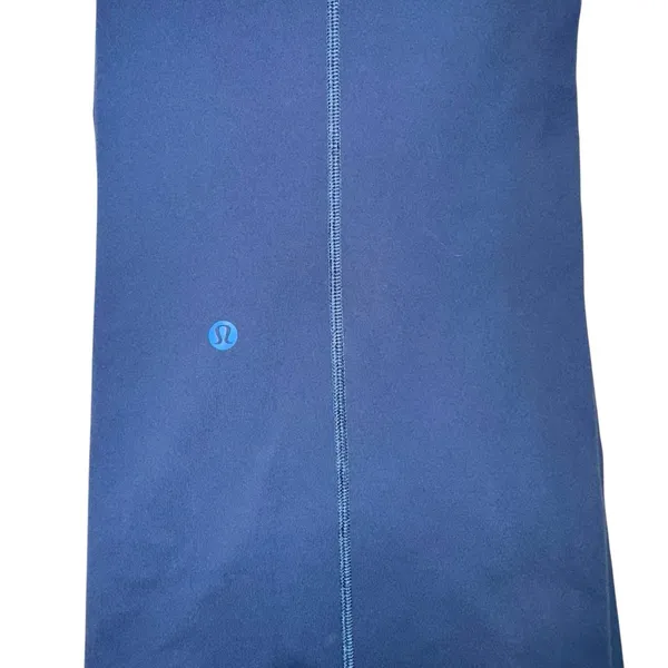 Lululemon Define Zip Front Blue High-Waisted Flare Legging Pants in Pitch Blue - Image 5