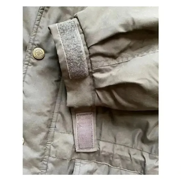 Columbia Sportwear Olive Unisex Insulated Hooded Lagenlook Jacket SZ L - Image 9