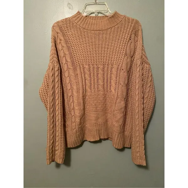 Time And Tru Mock Neck Knit Sweater Size XL - Image 2
