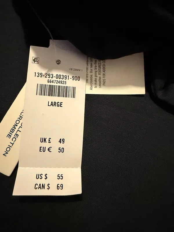 Abercrombie Bra-Free Hardware Long-Sleeve Top - Image 8