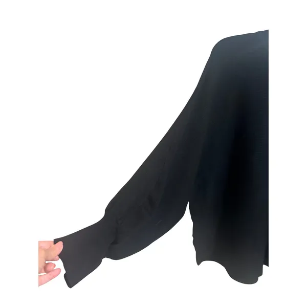 T Tahari Mock Neck Sweater Women 2X Black New Ribbed Dolman Sleeve - Image 7