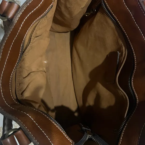 Patricia Nash Zancona Tooled Brown Leather Tote Reiti Wallet New With Tags $308 - Image 12