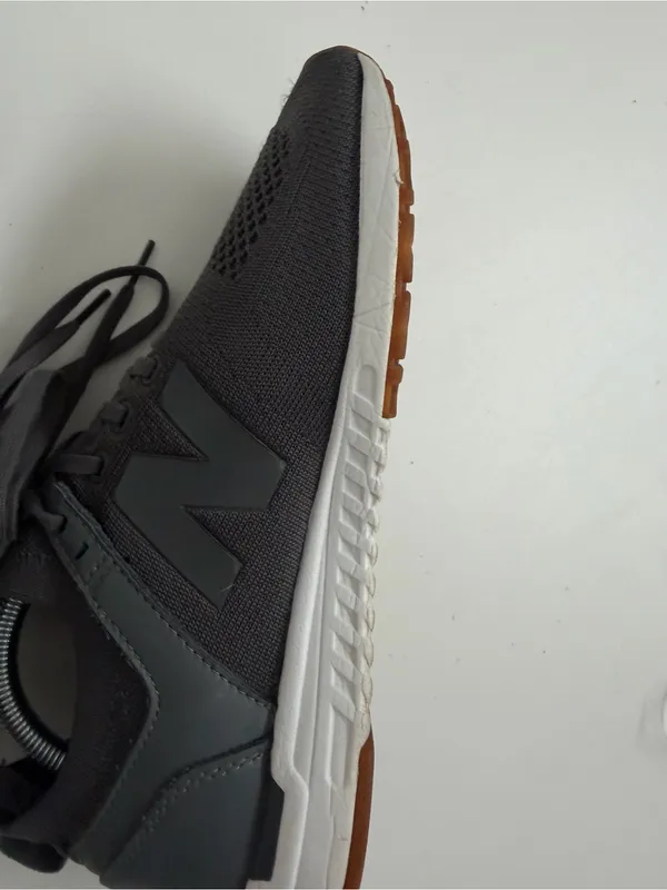 New Balance 247 Sneakers Rev Lite Knit Stretch Comfort Travel Athletic Grey - Image 6