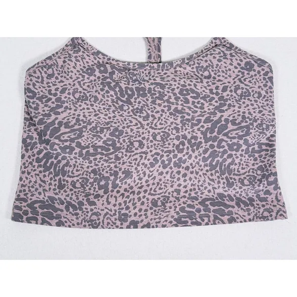 Beyond Yoga Spacedye Cropped Tank Top Size XL Cheetah Leopard Pilates Yoga Gym - Image 5