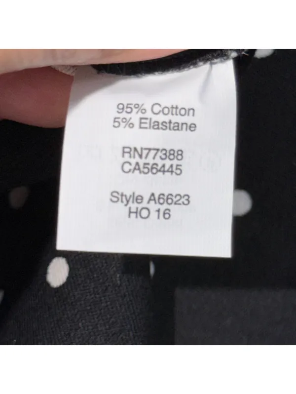 J.Crew Winnie City Fit Women’s Navy White Polka Dot Ankle Pants Size 6 NWT - Image 6