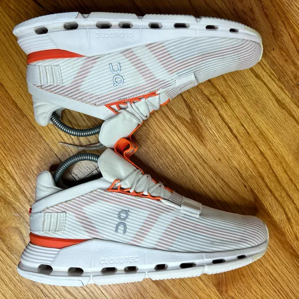 ON CloudNova Void “Undyed White Flame” 3WD12190865  Size 7.5W NO BOX - Image 3